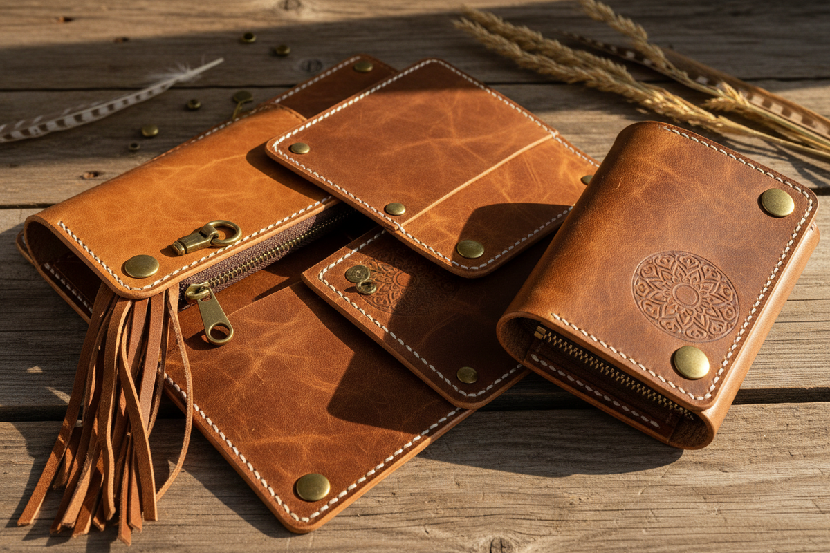 The Boho Leather Wallet Materials and Its Strength