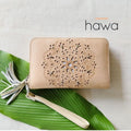 Summer Bohemian Zip Round Wallet - Natural